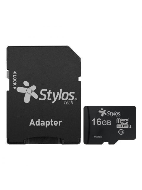 MEMORIA FLASH STYLOS STMS161B 16GB MICROSDHC CLASE 10 - Imagen 2