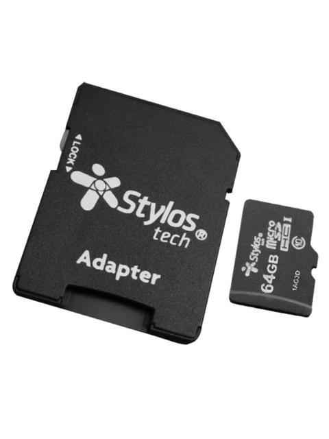 MEMORIA FLASH STYLOS STMS641B 64GB MICROSDHC CLASE 10 - ¡COMPRA Y RECIBE $50 DE SALDO DE REGALO EN TU PROXIMA COMPRA!