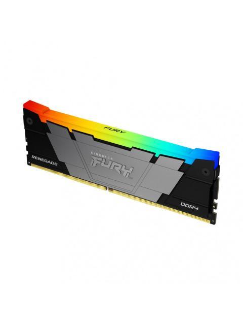 MEMORIA RAM KINGSTON FURY RENEGADE RGB DDR4 3600MHZ 8GB CL16 XMP GRIS - Imagen 2