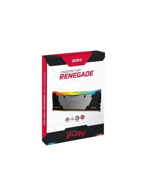 MEMORIA RAM KINGSTON FURY RENEGADE RGB DDR4 3600MHZ 8GB CL16 XMP GRIS - Imagen 3