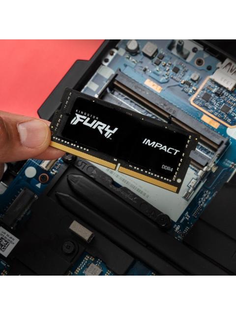 MEMORIA RAM PARA LAPTOP KINGSTON FURY IMPACT DDR4 3200MHZ 32GB NON-ECC CL20 260-PIN SO-DIMM XMP - Imagen 5