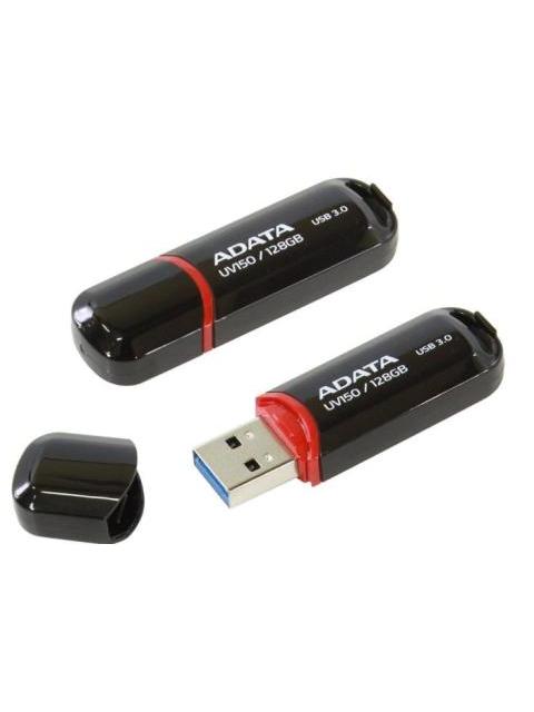 MEMORIA USB ADATA AUV150128GRBK NEGRO 128 GB USB 3.2 RETRO COMPATIBLE A 3.1 3.0 Y 2.0.