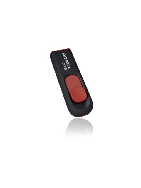 MEMORIA USB ADATA C008 32GB USB-A 2.0 NEGRO-ROJO