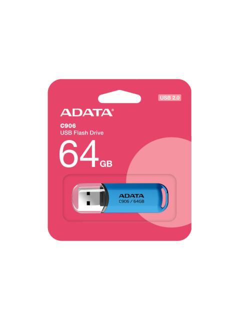 MEMORIA USB ADATA C906 AZUL 64 GB USB TIPO A - Imagen 3