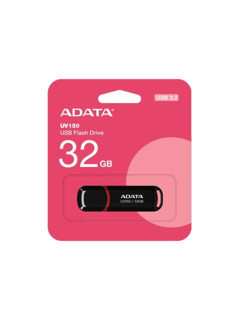 MEMORIA USB ADATA DASHDRIVE UV150 32GB USB-A 3.0 LECTURA 90MB-S ESCRITURA 25MB-S NEGRO - Imagen 4