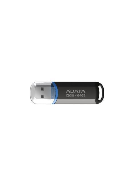 MEMORIA USB ADATA FLASH C906 64GB USB-A 2.0 NEGRO