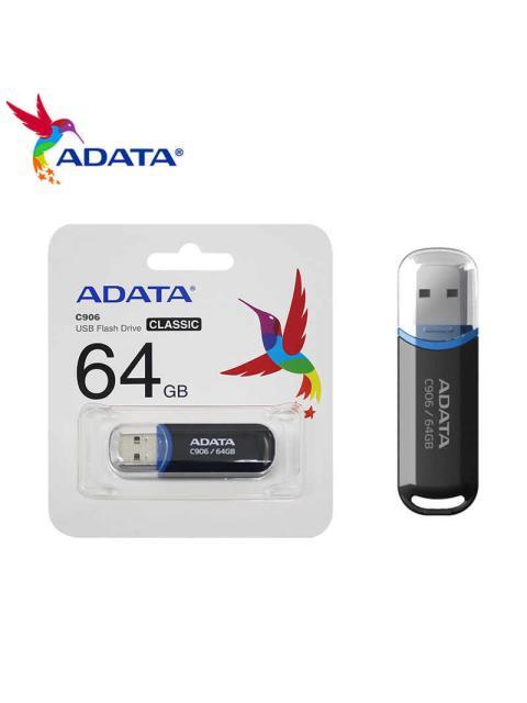 MEMORIA USB ADATA FLASH C906 64GB USB-A 2.0 NEGRO - Imagen 3