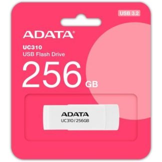 MEMORIA USB ADATA UC310 256GB USB 3.2 LECTURA 100 MB-S BLANCO