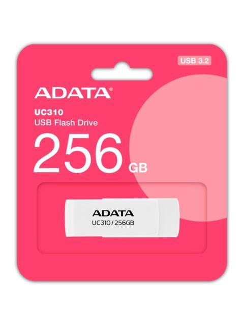 MEMORIA USB ADATA UC310 256GB USB 3.2 LECTURA 100 MB-S BLANCO