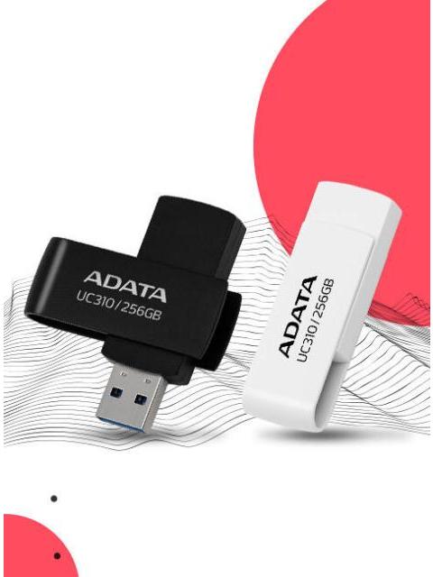 MEMORIA USB ADATA UC310 256GB USB 3.2 LECTURA 100 MB-S BLANCO - Imagen 4