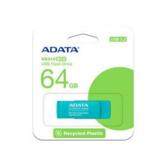 MEMORIA USB ADATA UC310 ECO 64GB USB 3.2 LECTURA 100 MB-S VERDE