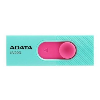 MEMORIA USB ADATA UV220 32GB USB 2.0 ROSA-TURQUESA