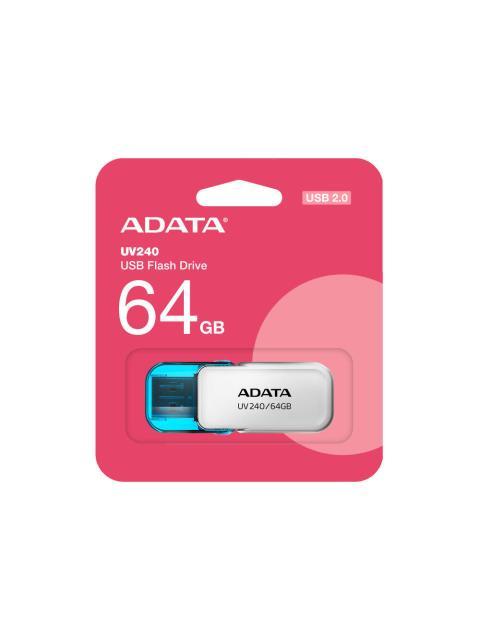 MEMORIA USB ADATA UV240 64GB USB 2.0 BLANCO - Imagen 5