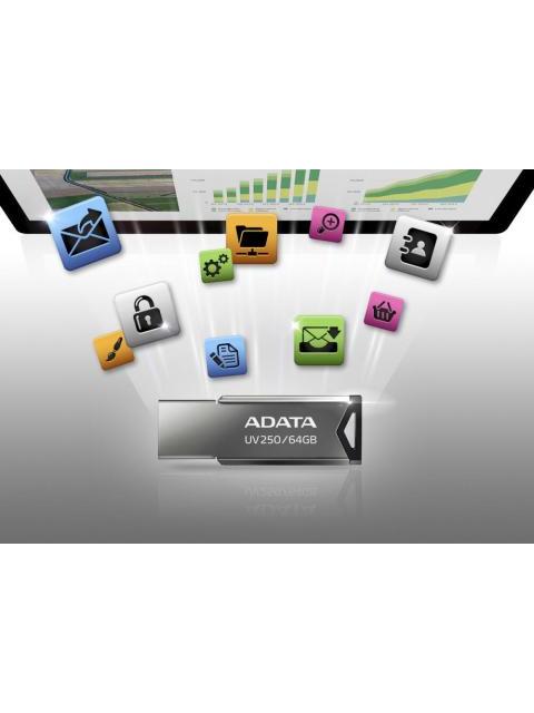MEMORIA USB ADATA UV250 16GB 16GB USB-A 2.0 PLATA - Imagen 5