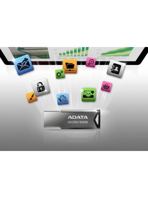MEMORIA USB ADATA UV250 32GB USB-A 2.0 PLATA - Imagen 6