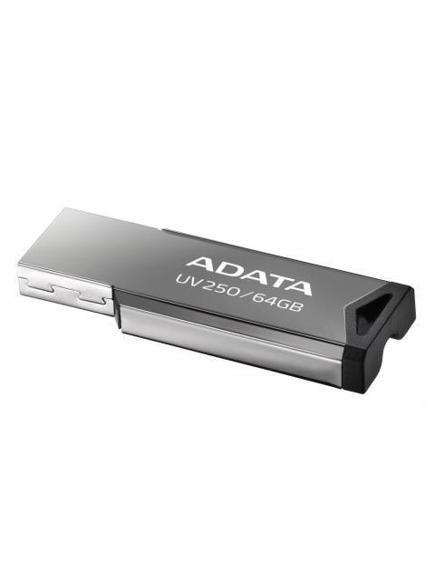 MEMORIA USB ADATA UV250 64GB USB 2.0 PLATA - Imagen 2