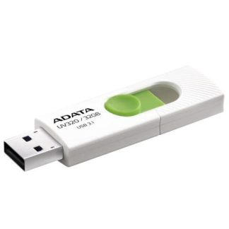 MEMORIA USB ADATA UV320 32GB USB 3.1 LECTURA MAX 100MB-S BLANCO-VERDE