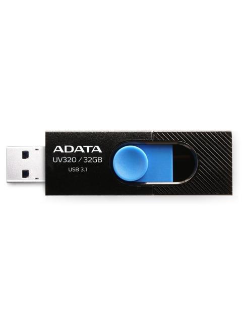 MEMORIA USB ADATA UV320 32GB USB-A 3.0 LECTURA 90MB-S ESCRITURA 40MB-S NEGRO-AZUL - Imagen 2