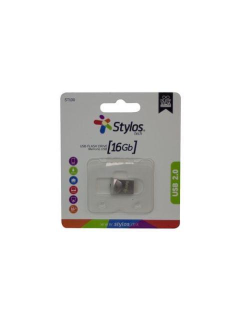 MEMORIA USB STYLOS STMUS42S 16GB USB 3.2 PLATA - Imagen 3