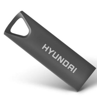 MEMORIA USB HYUNDAI BRAVO DELUXE 16GB USB-A 2.0 LECTURA 10MB-S ESCRITURA 3MB-S GRIS