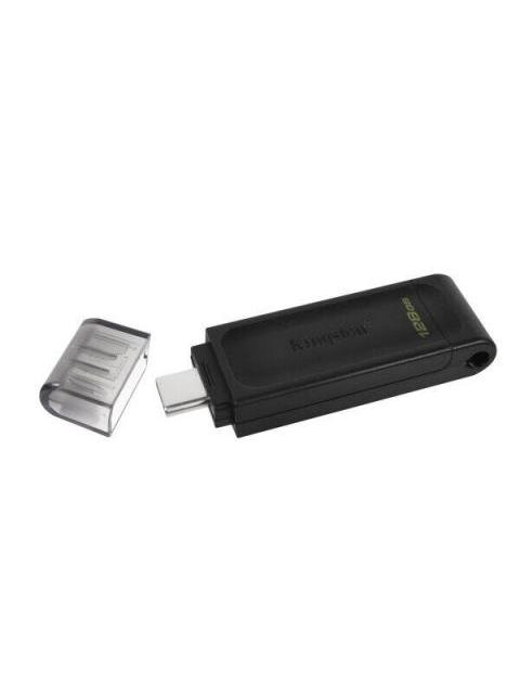 MEMORIA USB KINGSTON DATATRAVELER 70 128GB USB-C 3.2 NEGRO - Imagen 5
