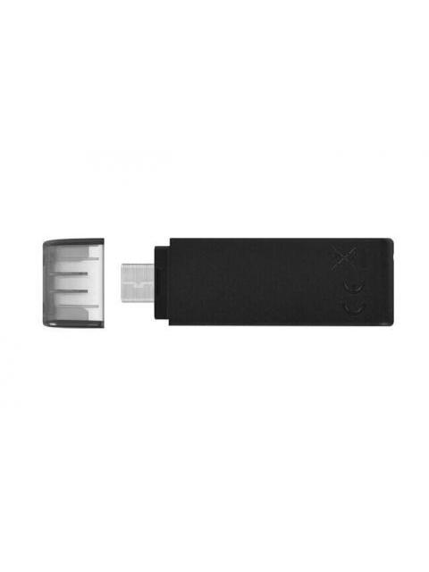 MEMORIA USB KINGSTON DATATRAVELER 70 64GB USB-C 3.2 NEGRO - Imagen 6