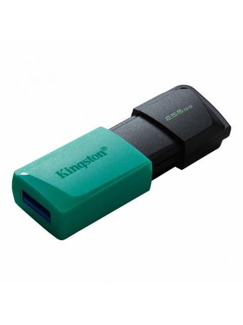 MEMORIA USB KINGSTON DATATRAVELER EXODIA M 256GB USB A NEGRO-TURQUESA - Imagen 2