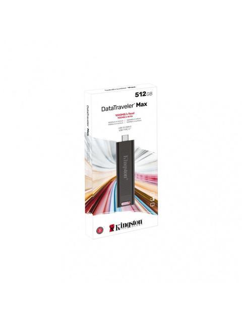 MEMORIA USB KINGSTON DATATRAVELER MAX 512GB USB C 3.2 LECTURA 1000MB-S ESCRITURA 900MB-S NEGRO - Imagen 3