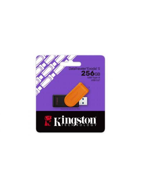 MEMORIA USB KINGSTON DTXS-256GB 256GB USB-A 3.0 NEGRO-NARANJA - ¡PRECIO LIMITADO A 5 UNIDADES POR CLIENTE! - Imagen 3