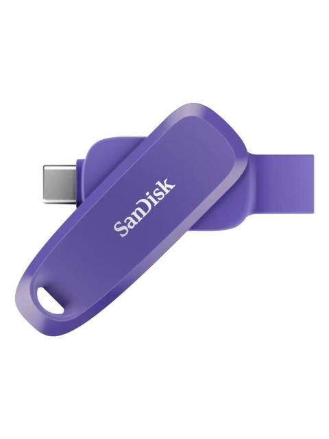 MEMORIA USB SANDISK ULTRA DUAL DRIVE 128GB USB-C 3.2 GEN 1 LECTURA 100MB-S ESCRITURA 100MB-S MORADO