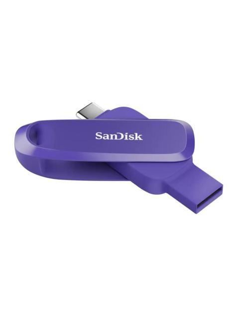 MEMORIA USB SANDISK ULTRA DUAL DRIVE 128GB USB-C 3.2 GEN 1 LECTURA 100MB-S ESCRITURA 100MB-S MORADO - Imagen 3