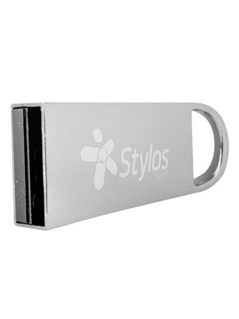 MEMORIA USB STYLOS ST500 128GB USB 2.0 PLATA - Imagen 3