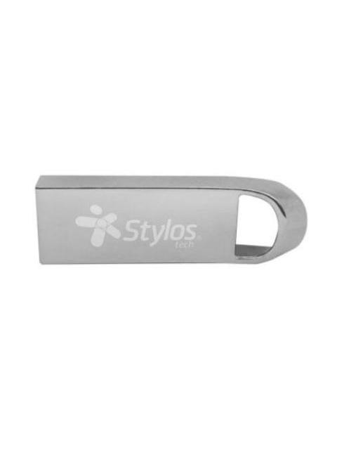 MEMORIA USB STYLOS ST500 64GB USB 2.0 PLATA