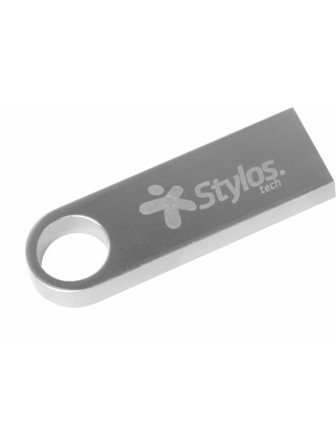MEMORIA USB STYLOS ST100 32GB USB 2.0 PLATA - Imagen 4