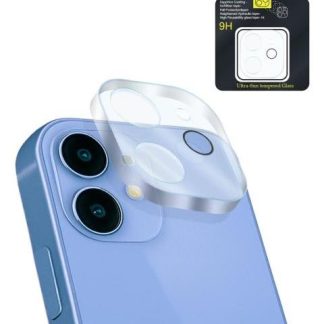 MICA PROTECTORA ADHESIVA PARA LENTE CAMARA DE CELULAR PARA IPHONE 11 A2111 12 MINI A2176 SLIM COMPANY CRISTAL TEMPLADO 9H RESISTENTE A GOLPES Y RAYONES FACIL INSTALACION Y TRANSPARENCIA TOTAL