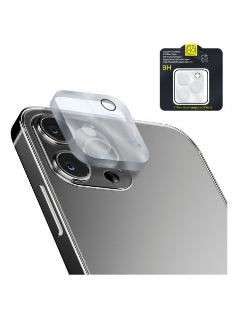 MICA PROTECTORA ADHESIVA PARA LENTE CAMARA DE CELULAR PARA IPHONE 12 PRO A2341 SLIM COMPANY CRISTAL TEMPLADO 9H RESISTENTE A GOLPES Y RAYONES FACIL INSTALACION Y TRANSPARENCIA TOTAL