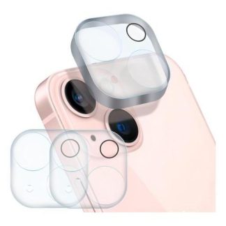 MICA PROTECTORA ADHESIVA PARA LENTE CAMARA PARA IPHONE 13 A2631 13 PRO MINI A2626 SLIM COMPANY CRISTAL TEMPLADO 9H RESISTENTE A GOLPES Y RAYONES FACIL INSTALACION Y TRANSPARENCIA TOTAL