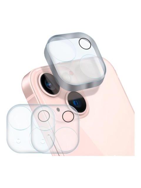 MICA PROTECTORA ADHESIVA PARA LENTE CAMARA PARA IPHONE 13 A2631 13 PRO MINI A2626 SLIM COMPANY CRISTAL TEMPLADO 9H RESISTENTE A GOLPES Y RAYONES FACIL INSTALACION Y TRANSPARENCIA TOTAL
