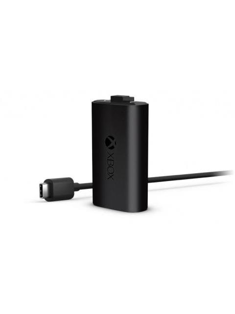 MICROSOFT KIT CARGA Y JUEGA PARA XBOX USB-C NEGRO - Imagen 2