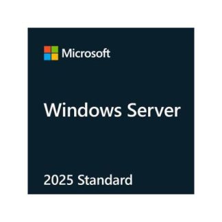 MICROSOFT WINDOWS SERVER STANDARD 2025 1 LICENCIA 16-CORE 64-BIT ESPANOL DVD