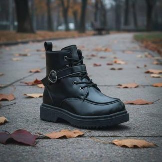 MILITAR BOTIN TACON NEGRO VIVIS SHOES KIDS