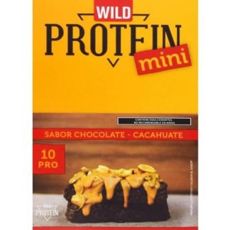 MINI BARRA DE PROTEINA CHOCOLATE CACAHUATE 30 G WILD PROTEIN P 12