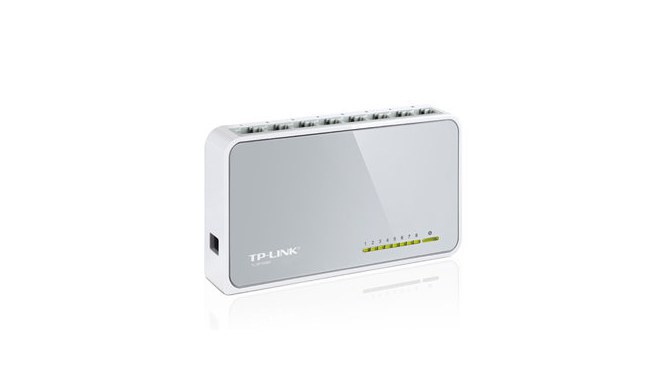 SWITCH TP-LINK FAST ETHERNET TL-SF1008D 10-100MBPS 1.6GBIT-S 8 PUERTOS 1000 ENTRADAS NO ADMINISTRABLE - Imagen 2