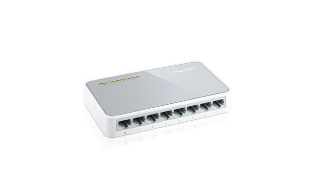 SWITCH TP-LINK FAST ETHERNET TL-SF1008D 10-100MBPS 1.6GBIT-S 8 PUERTOS 1000 ENTRADAS NO ADMINISTRABLE - Imagen 4