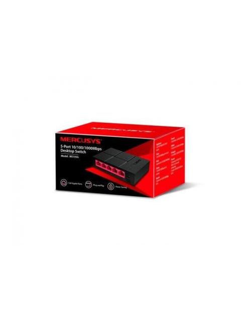 SWITCH MERCUSYS GIGABIT ETHERNET MS105G 5 PUERTOS 10-100-1000MBPS 10GBIT-S - NO ADMINISTRABLE - Imagen 5