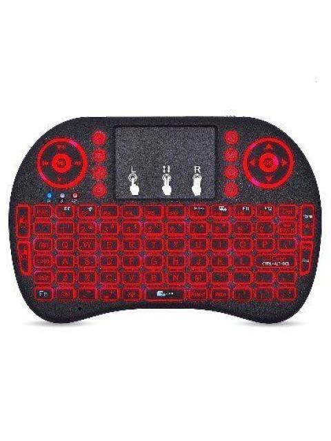 MINI TECLADO BROBOTIX INALAMBRICO USB NEGRO-RGB LED 963814 - Imagen 3