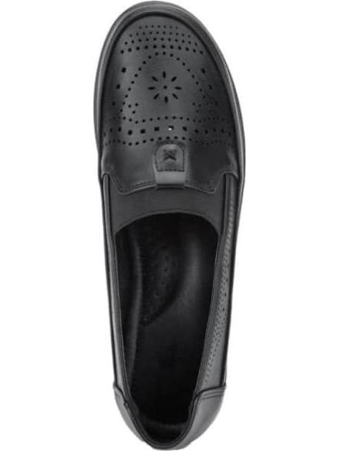 MOCASIN PERFORADO NEGRO SHOSH CONFORT - Imagen 3