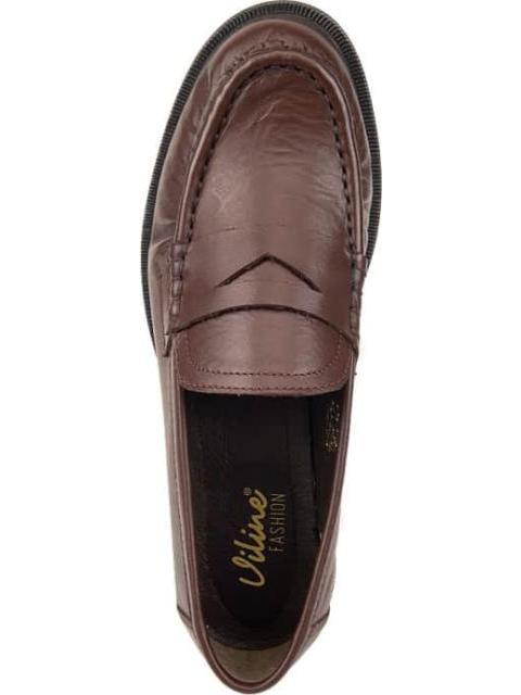 MOCASIN CON AGUJETA CAFE VI LINE FASHION - Imagen 3
