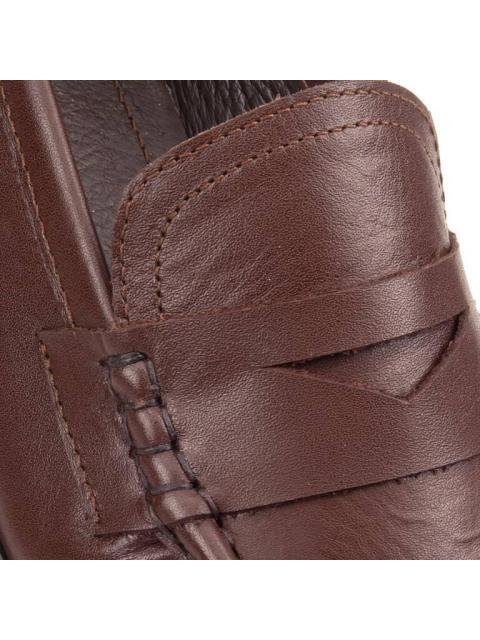 MOCASIN CON AGUJETA CAFE VI LINE FASHION - Imagen 6