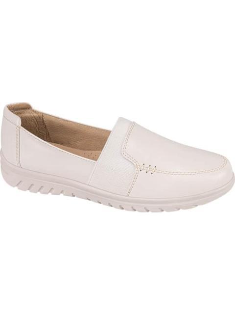MOCASIN CON ELASTICO MARFIL SHOSH - Imagen 2